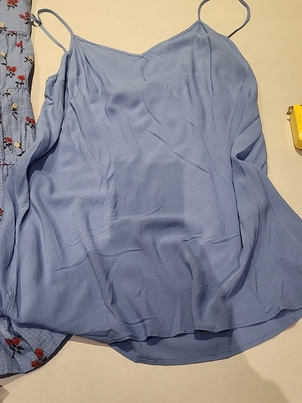 🧢 BE FESTIVAL READY - NWT - Free People Blue Floral Mini Dress with Pink Trim - Picture 10 of 14